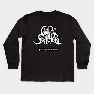 Chalice of Suffering - Logo and Title Kids Long Sleeve T-Shirt